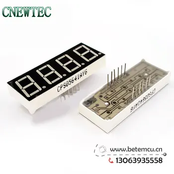 

CPS05641AYG Common Cathode 4Bit Digital Tube 7 segment 0.56" Green LED Display 10PCS/LOT
