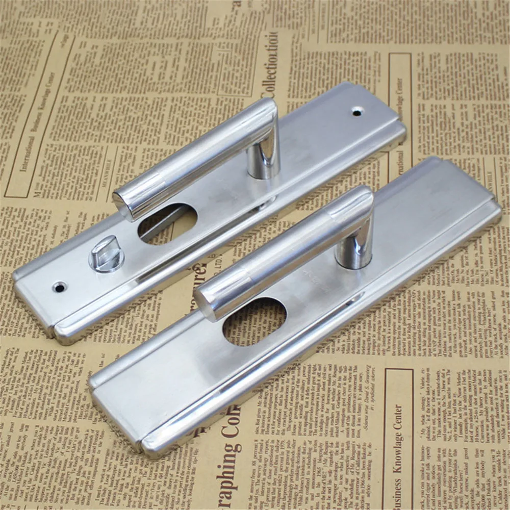 TTLIFE 3 Sizes 5cm/7cm/9cm Steel Panel Stainless Steel Handle Security Door Knob Home Accessories Door Knob Lock