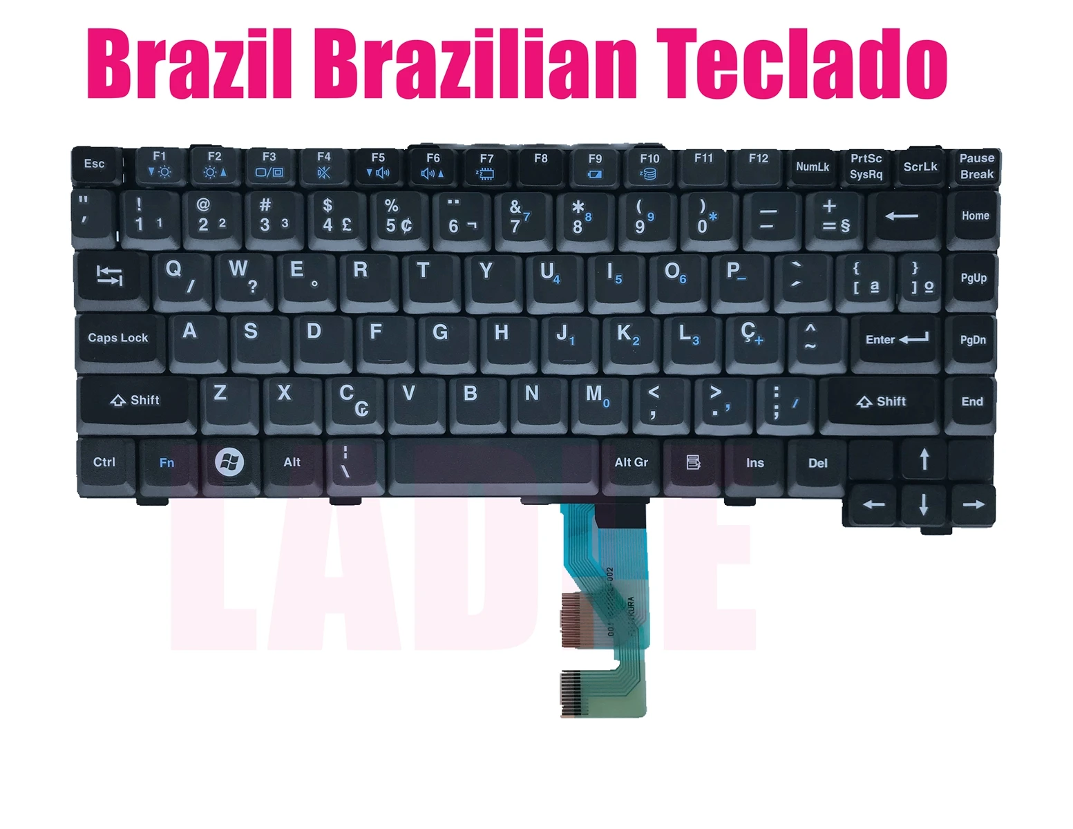 

Brazil Brazilian Teclado keyboard for Panasonic Toughbook CF-28 CF-29 CF-30 CF-31 CF-52 CF-53