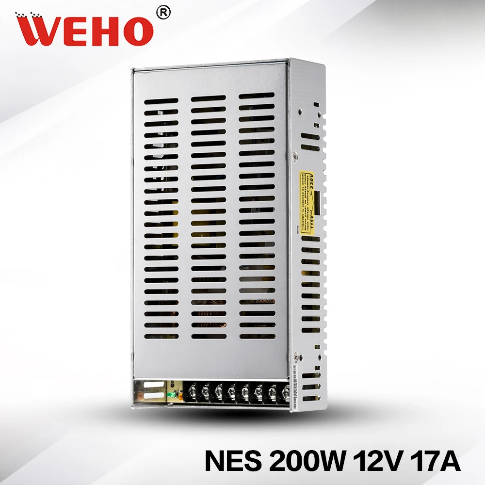 (NES-200-12)200w psu с ce rohs 12v 17a NES источник питания | Обустройство дома