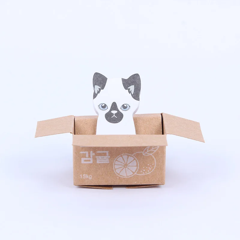 1 Набор блокнот для заметок Kawaii Cat paper Sticky Note блокнот дневник в стиле Скрапбукинг наклейки канцелярские закладки для офиса и школы - Цвет: KaFeiMao