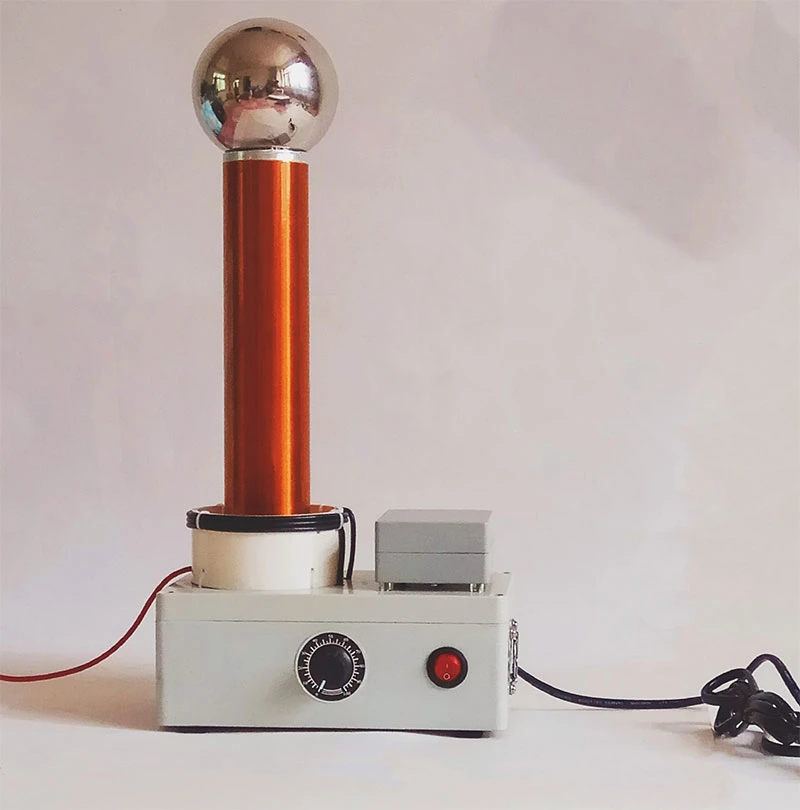 Tesla Coil Spark Gap Lightning Simulator High Frequency Ac Power Wireless Transmission Principle Demonstration Physical Crop Aliexpress