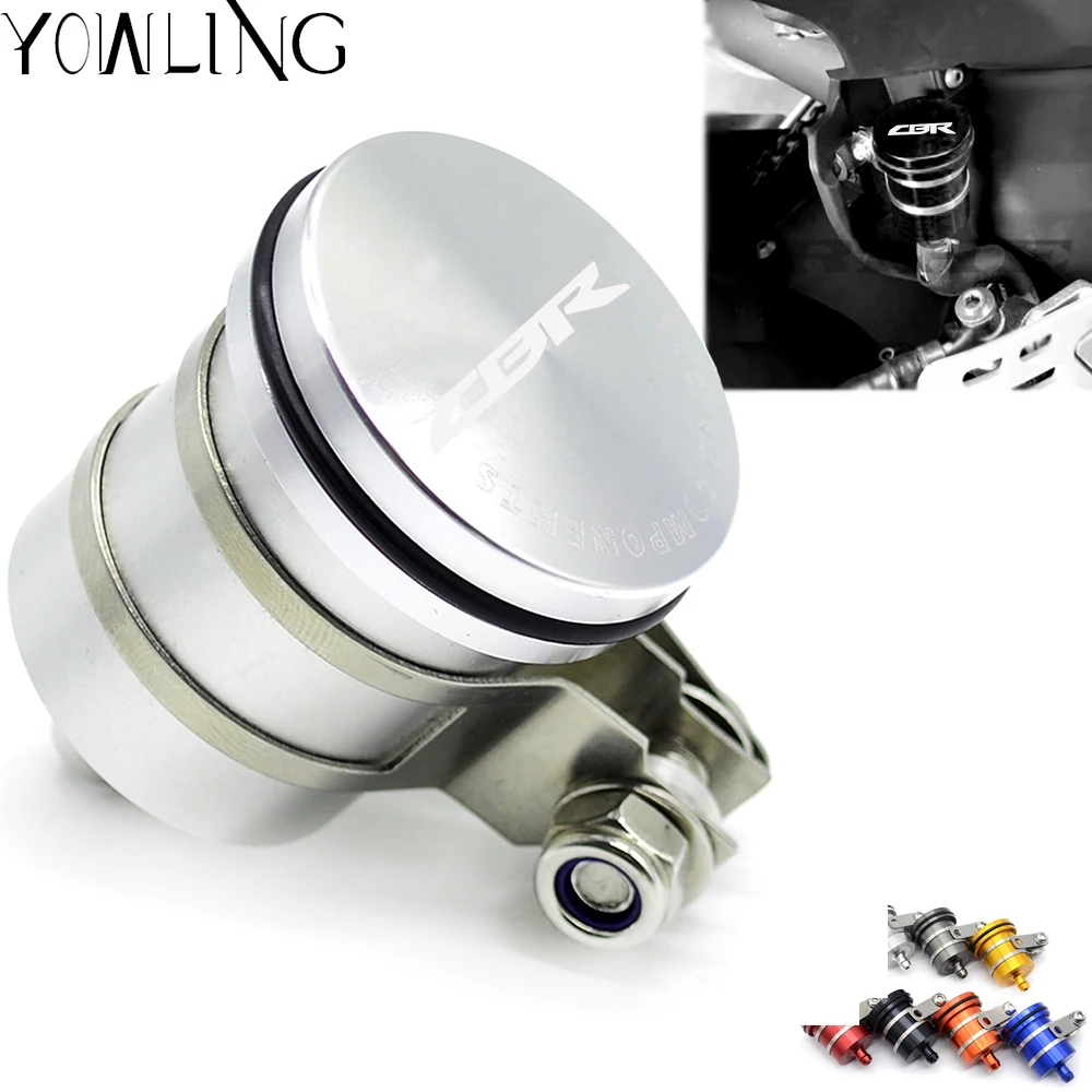 XUEFENG Motorcycle Master Front Rear Brake Reservoir Cover Cylinder Oil Fluid Cap For HONDA CBR600RR 2003-2006 Color : Black