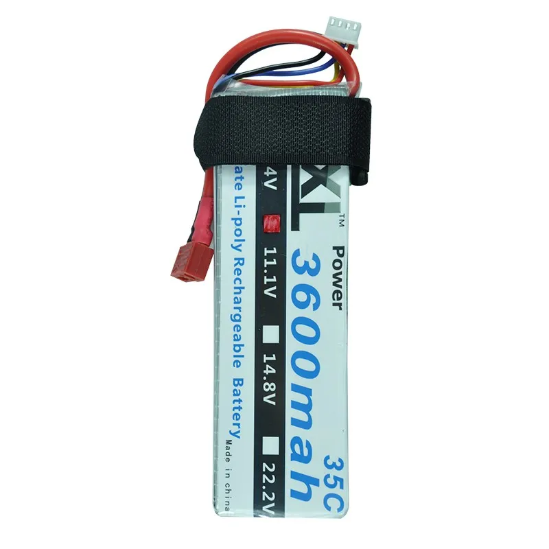 

XXL RC Airplane 11.1V 3600mAh 35C Max 70C 3S RC LiPo Li-Poly Battery For Helicopter Quadcopter