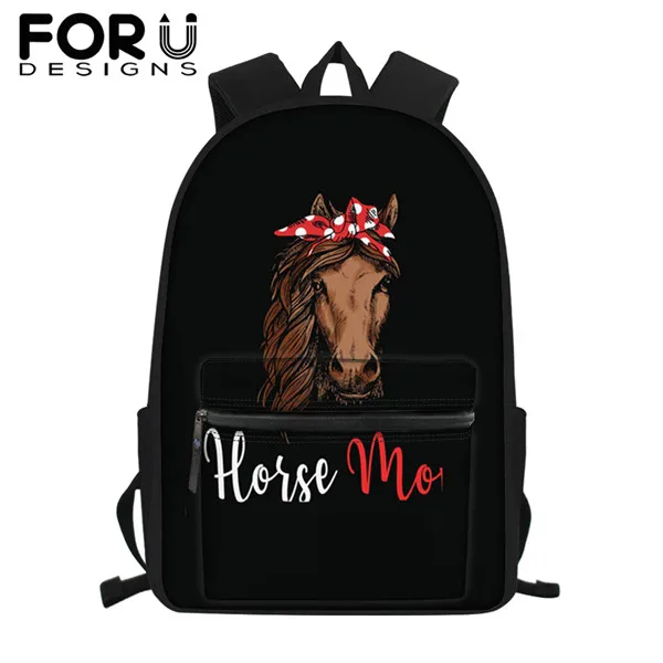 FORUDESIGNS/детские школьные сумки милые Мопсы с животным принтом, детские школьные сумки, рюкзак для девочек и мальчиков, начальной школы - Цвет: HK7109Z58