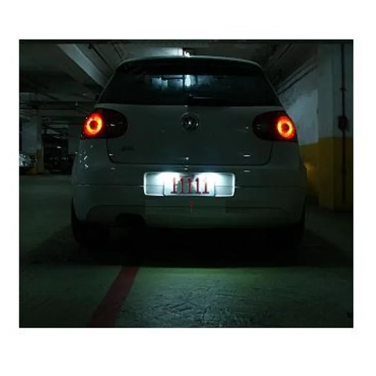 High Power Bright 1Pair Canbus 18SMD 12V LED Number License Plate Lighting Lights Volkswagen VW EOS LUPO Car Styling Accessory | Автомобили