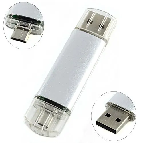 

A High Speed USB2.0 USB Flash Drive OTG usb stick for phone/tablets 64GB 32GB 16GB Pen Drive 2 in 1 function pendrive