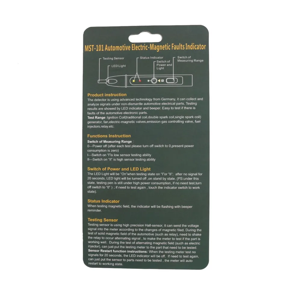 Automotive Electric-Magnetic Faults Indicator for Car