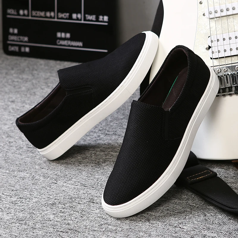 A Luz Listagem Moda Masculinos Confortáveis 2018 De Respirável Livre Ao hombre Homens Zapatos Nova Lona Ar branco Preto Sapatos Heinrich 5qtn6vq