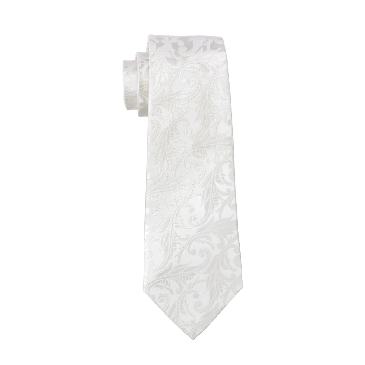 FA-1163 Барри. Ван мужской галстук Классический белый цветочный Шелковый жаккардовый галстук носовой платок запонки Набор для бизнеса свадьбы