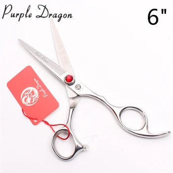 

6" 17.5cm 440C Purple Dragon Hairdresser's Scissors Normal Scissors Cutting Shears Styling Tool Professional Hair Scissors Z9013