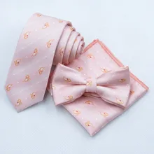 Светильник, оранжевый, розовый, мужской галстук, мужской, для свадьбы, тонкий, мужской, для отдыха, мультяшный, стильный галстук, дельфин, 6 см, галстук, подходящий, карманный, квадратный