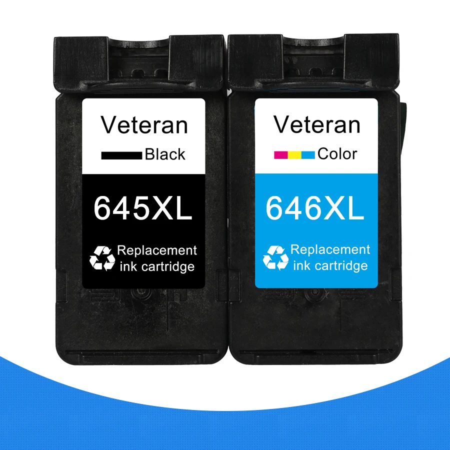Veteran PG645 CL646 XL Замена чернильных картриджей для Canon PG-645 CL-646 PG 645 CL 646 Pixma MG2460 MG2560 MG2960