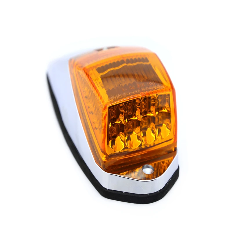 KEYECU 1 шт. 17LED янтарный свет на крышу хромированный маркер кабину зазор ходовой