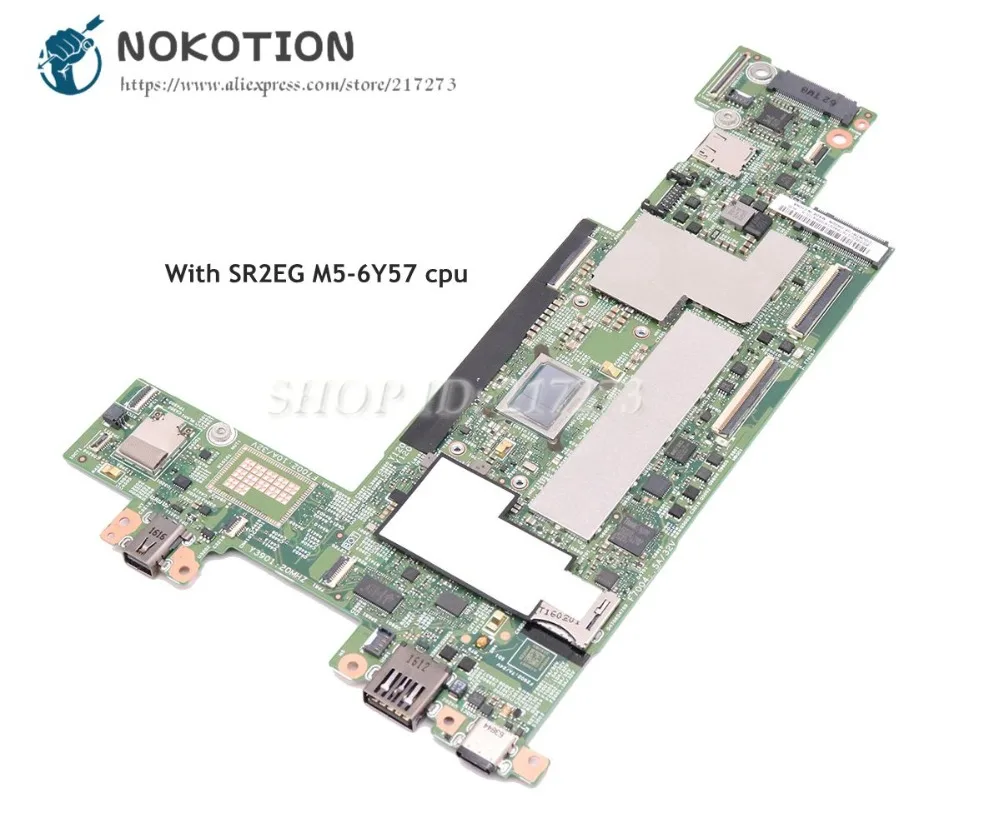 NOKOTION 00NY855 448.04W08. 0021 материнская плата для ноутбука Lenovo PI системная SR2EG M5 6Y57 CPU