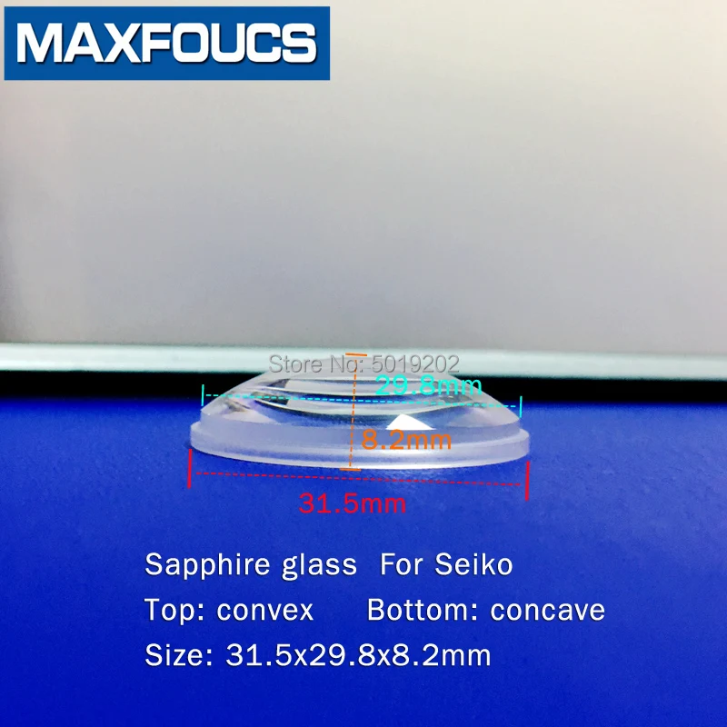 1 шт. для Seiko Dome 31 5x29 8x8 2 мм сапфировое стекло часов partl прозрачное ремонта