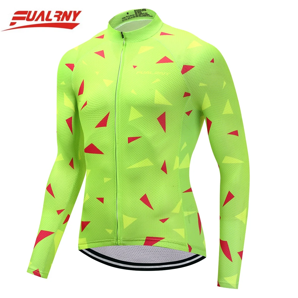 

2018 Team FUALRNY Long sleeve Ropa Ciclismo Cycling Jersey 100% Polyester/Autumn Clothing/MTB Bike Clothes For Man Fluorescence
