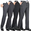 High Quality Fashion Thicken Men Dress Pants Classic Business Casual Straight Trousers Loose Suit Pants high waist Men Pantalon ► Photo 3/6