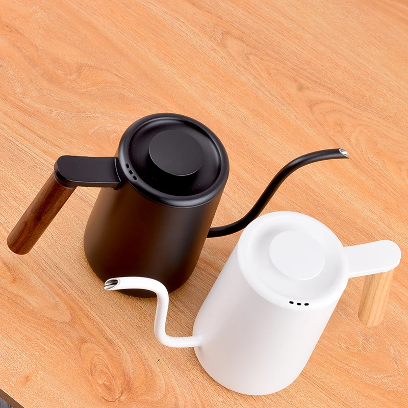 Timemore Fish Youth coffee drip pot Teflon coating long mouth spout teapot water jug stainless steel coffee kettle700ml