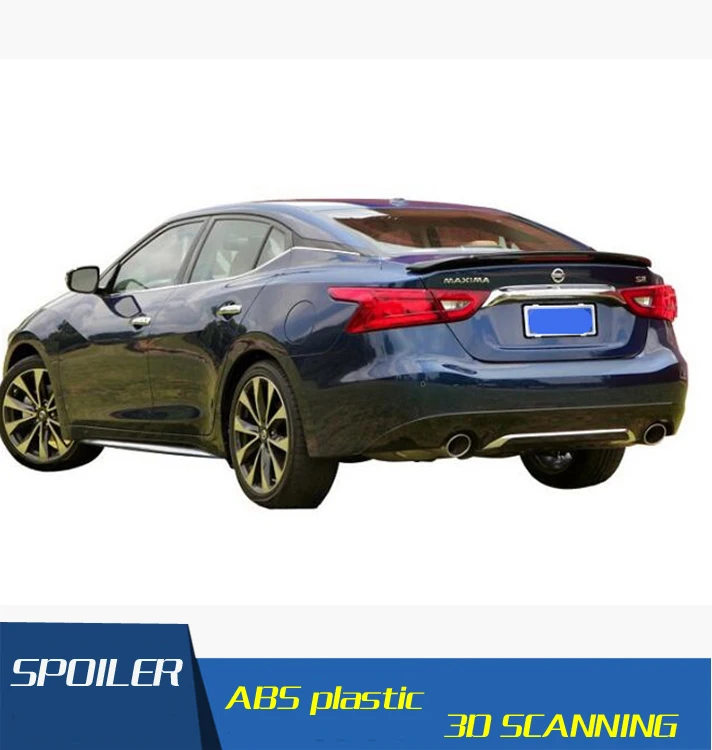 For Maxima Spoiler ABS Material Car Rear Wing Primer Color Rear Spoiler