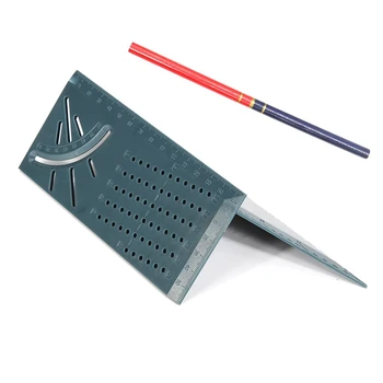 

Woodworking Measure Tool With Gauge & Ruler 3D Mitre Angle Measuring Square Size Home Improvement Diy Supply dimensional paints