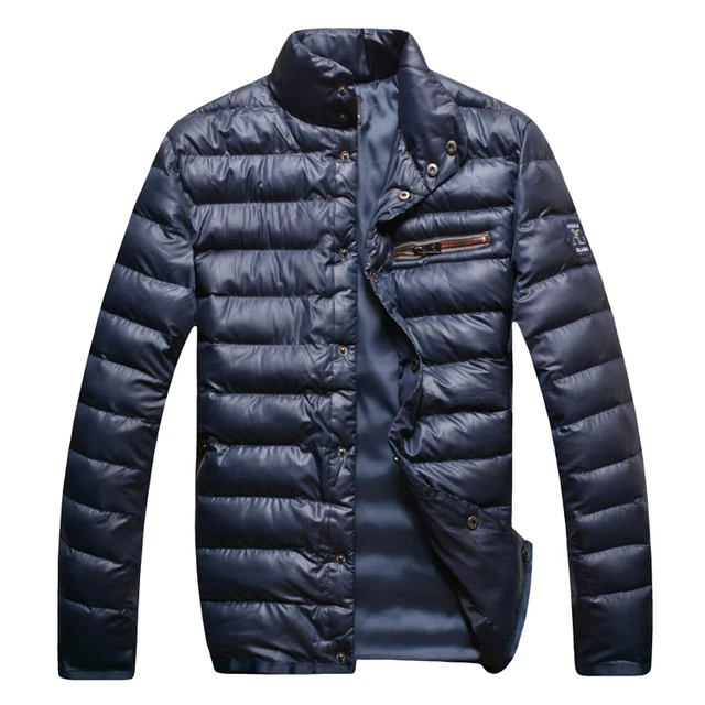 Cheap Angelo galasso jacket men's 2016 new style cotton-padded commerce fashion comfort solid color keeping warm free shipping