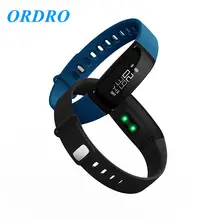 Новинка Ordro S11 Bluetooth 4.0 Спорт Смарт запястье браслет SmartBand Шагомер фитнес трекер для iOS телефона Android