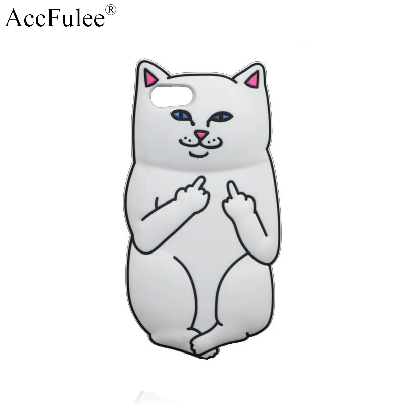 

For Prestigio Muze D3 Hot Pocket White Cat Soft Silicon Case For Prestigio Muze D3 PSP3530 DUO 3530 Duo E3 PSP3531 DUO 3531 Case