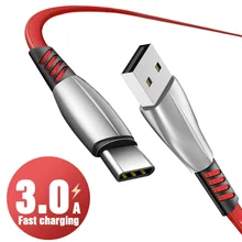 Кабель Micro USB для быстрой зарядки, кабель для передачи данных, 1 м, 2 м, кабель type-c для зарядки samsung S10, S9, S8 Plus, Xiaomi, Android, мобильного телефона