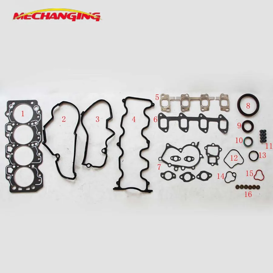 

customized LOGO For TOYOTA CAMRY CARINA TOWN ACE 2C 2CT Full Set Engine Parts Engine Rebuilding Kits Engine Gasket 0411164051