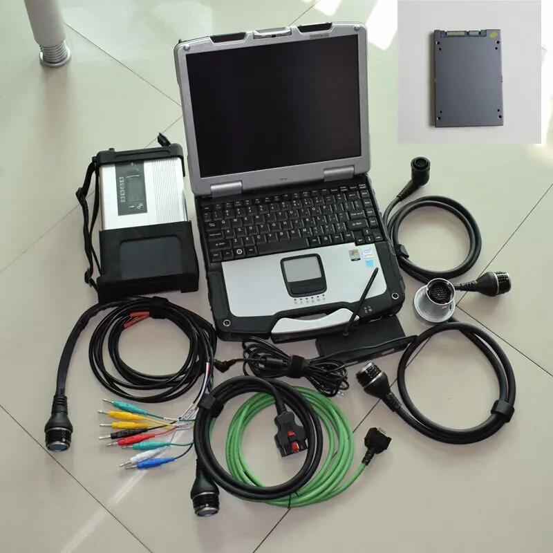  Neueste MB Star C5 mit Laptop MB SD C5 Diagnose software V2019.12 ssd super speed + P-anasonic CF-3