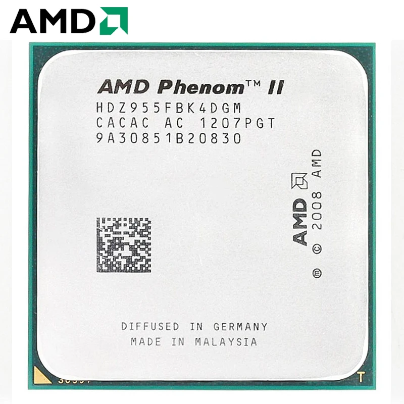 Процессор AMD Phenom II X4 955 4-ядерный 125 Вт 3 2 ГГц Socket AM3 | Компьютеры и офис