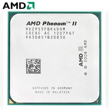 AMD Phenom II X4 955 CPU Штепсель AM3 125 Вт 3,2 ГГц 938-pin четырехъядерный настольный процессор CPU X4 955 разъем am3