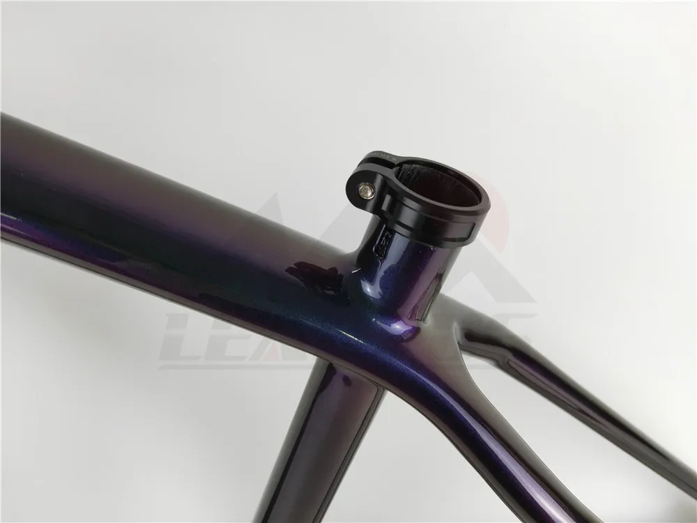 Clearance LEADXUS CLA350 Only 850g Chameleon 27.5/650B 29 MTB Frame T1000 Carbon Fiber Mountain Bike Frame+Clamp+Headset+Thru Axle 2