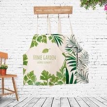 Rainforest Style Cooking Apron Funny Novelty BBQ Party Apron Naked Men Women Cat Cheeky Leaves Plant Cooking Apron avental