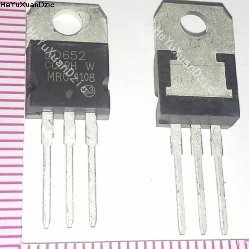 10 шт./лот BD652 PNP Darlington Транзистор мощности 8A 120 В TO 220 новый оригинальный