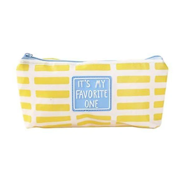 

Durable and Waterproof Pencil Bag Gift Stationery Bag Pencil Case School Kit Make-up Kit Pencil Case ( Lettre of It's my Favor