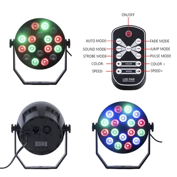

Sound Control LED Party light DMX512 LED Par Stage Lighting Disco DJ Club Effect Wedding Show/KTV/Party Strobe Lights