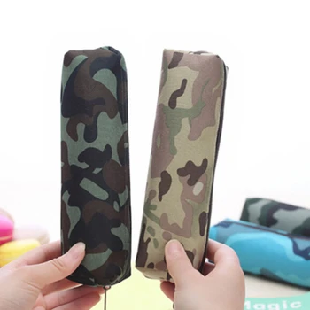 

4 Pattern Camouflage Pen Bag Pencil Case Pouch Stationery Makeup Cosmetic Bag