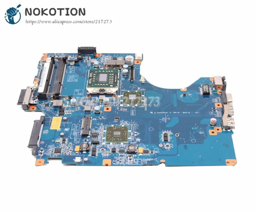 NOKOTION для sony VAIO VPCEE серии системная материнская плата для ноутбука DA0NE7MB6D0 A1784741A основная плата DDR3 Бесплатный процессор