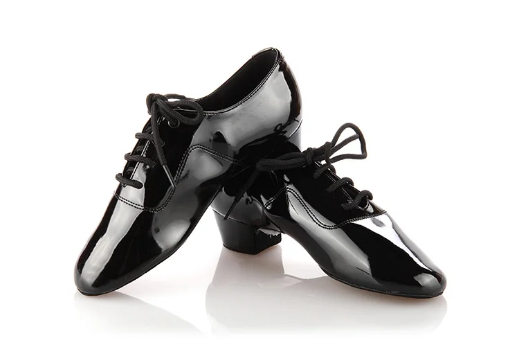 Спортивная обувь спортивные Обувь для танцев Детская Костюмы для латиноамериканских танцев Джаз мальчик обуви из воловьей кожи Кружево-Up