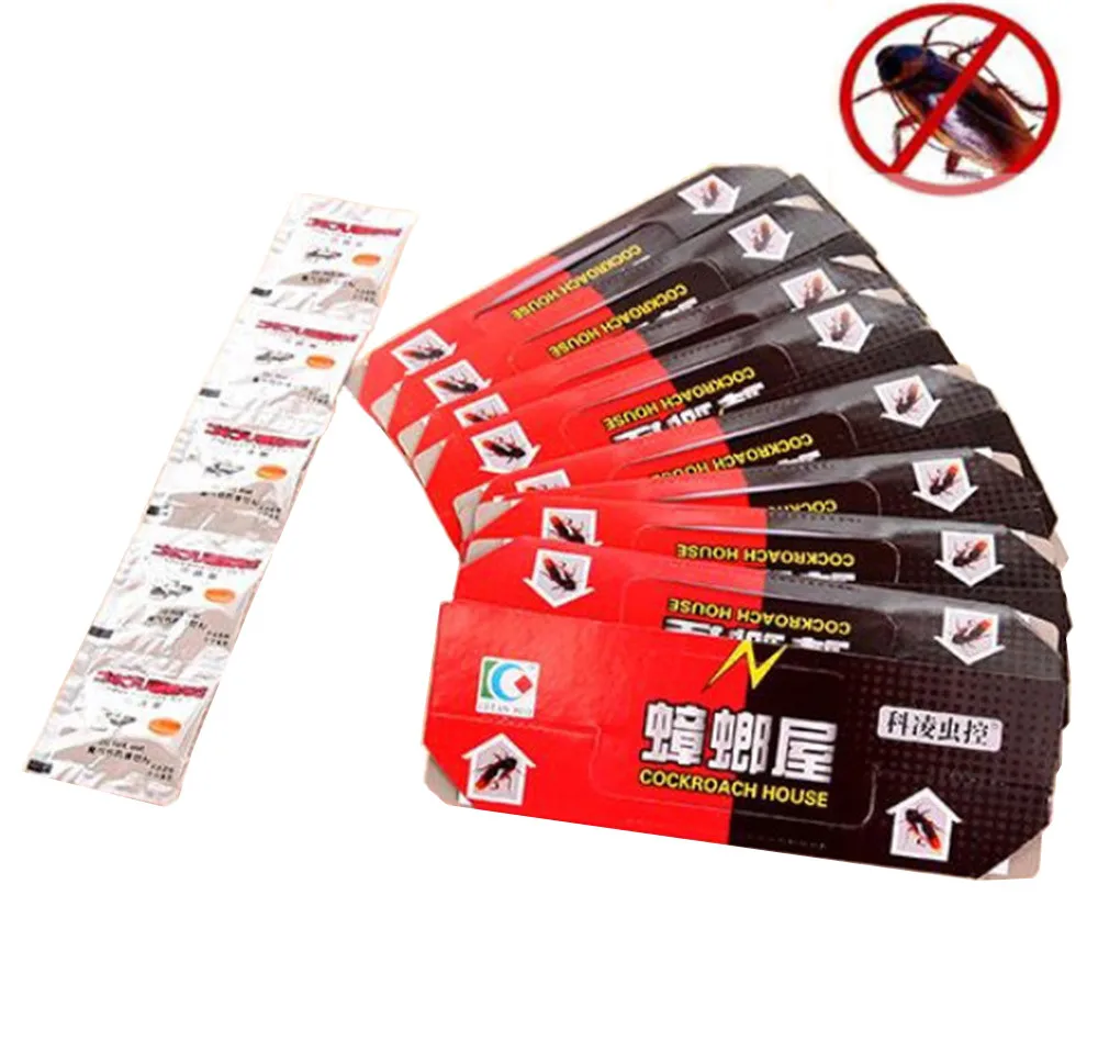 

10Pcs Cockroach House Trap Repellent Killing Strong Sticky Catcher Traps Insect convenient and practical Household HOT Sale