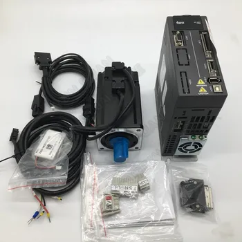 

Delta A2 400W Absolute Value Encoder Motor 220V 1.27Nm 3000rpm 60MM ASD-A2-0421-L ECMA-CA0604SS with Brake AC Servo Drive Kits