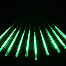 50 см длинные 5050 SMD 48 светодиодов/трубки; Снег осень метеоритная Светодиодная трубка; диаметр 12 мм; 10 шт./компл.; AC90-260V вход