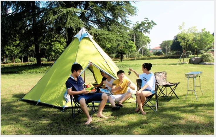 

FREE SHIPPING NYLON fabric outdoor large camping tent ,family tent,teepee tent ,tipi tent