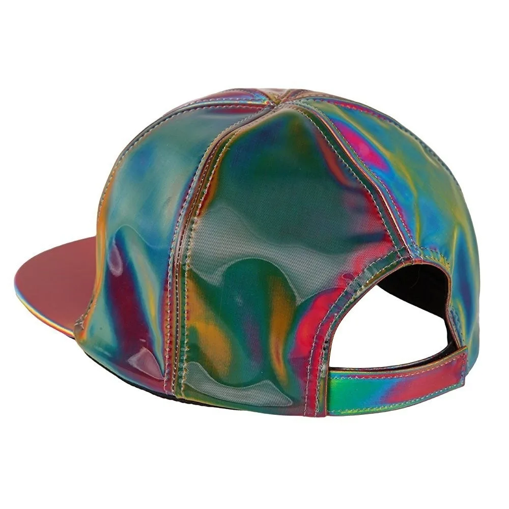 Унисекс Back To The Future часть 2 Marty McFly Cosplay Snapback шляпа лазерные Цвет изменение Радуга