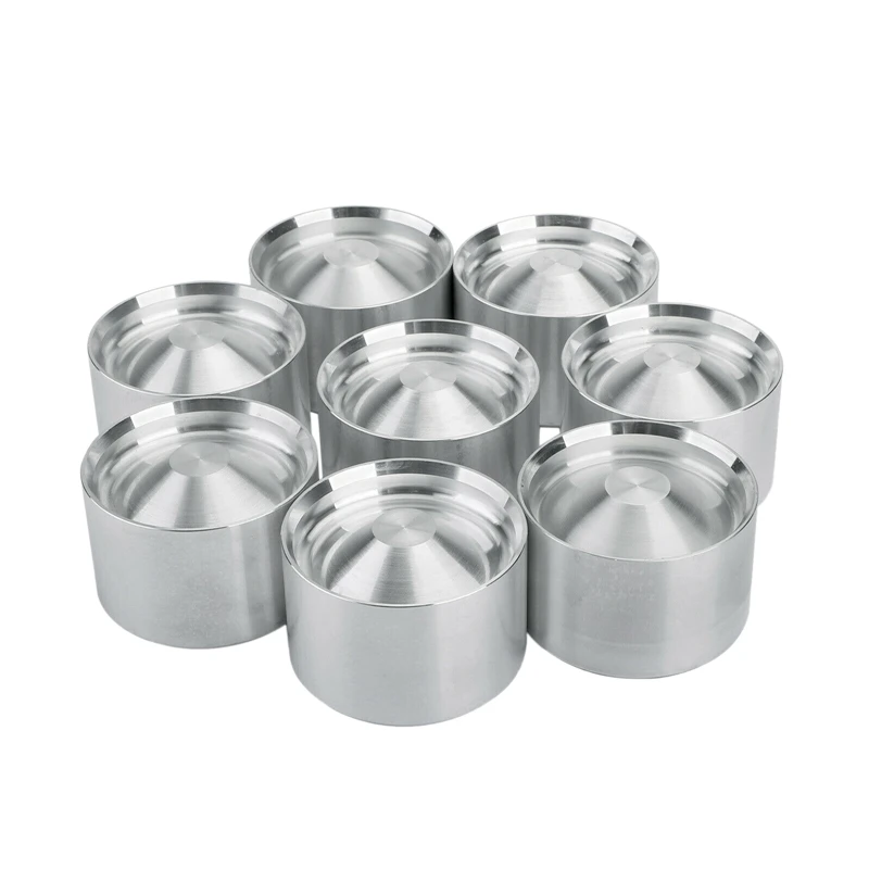 

8PCS Silver Aluminum Alloy Car Fuel Oil Filter Covers Slide fitment Replace 4.6*3cm For NAPA 4003 / WIX 24003