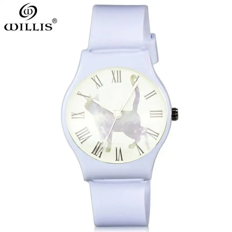 

WILLIS Brand Luxury Fashion Ladies Watches Silicone strap Women Watches Elegant Minimalism Casual Female Waterproof Clock watch