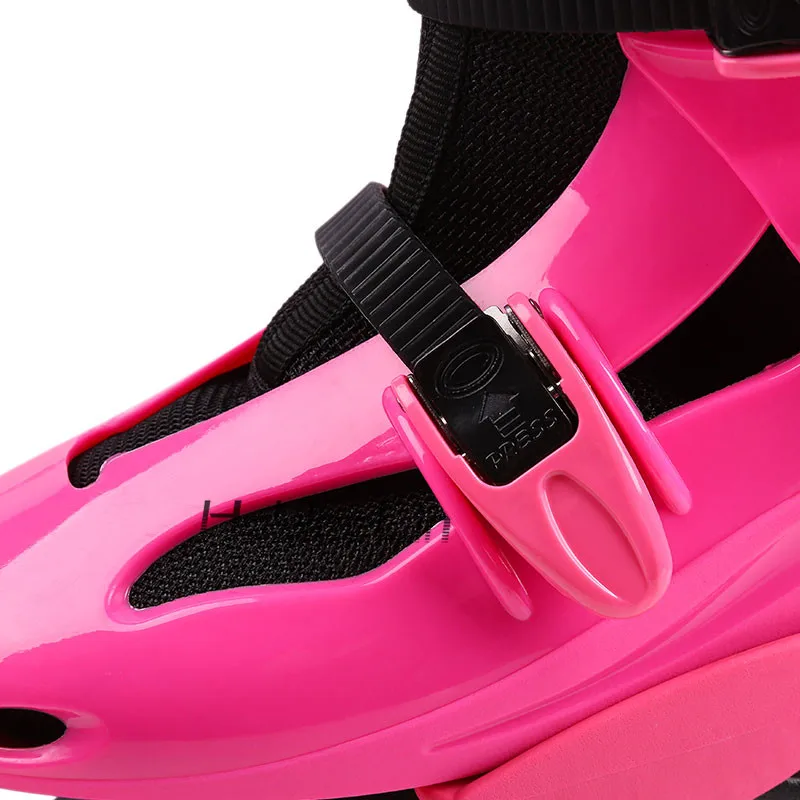 Высокое качество, новинка, женская обувь для прыжков кенгуру, уличные ботинки, спортивные кроссовки, обувь для прыжков для девочек, розовый цвет, размер 17/18