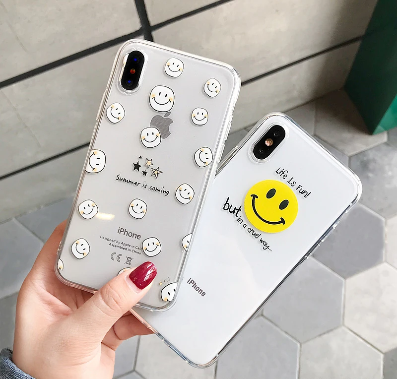 For Apple iphone 6 7 8 6s Case X XS XR Plus xs max 5 5s se Cover Soft Transparent Phone |